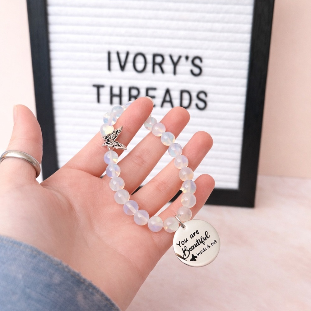 Opal Charm Bracelet